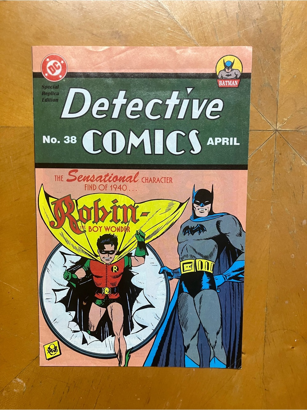 Vintage 1995 DC Comics Detective Comics 38 Special Replica Edition Robin